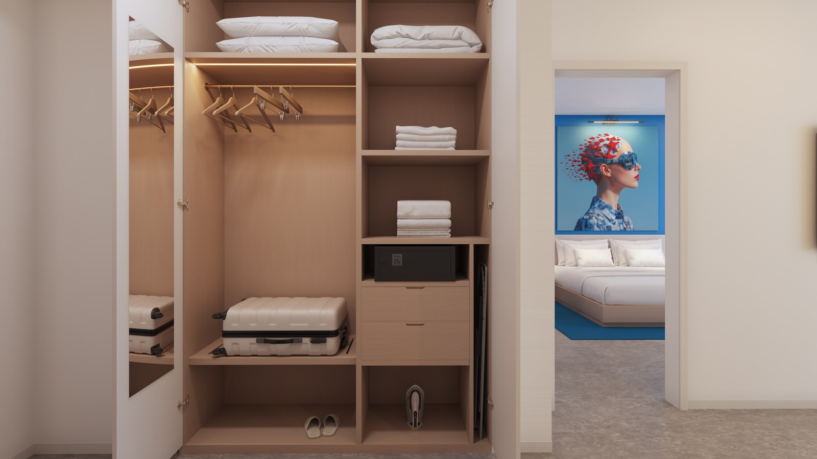 Vestidor de la suite